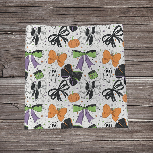 Halloween Scattered Bows | Fabric Strip | Bow Making | Headwrap | Scrunchies