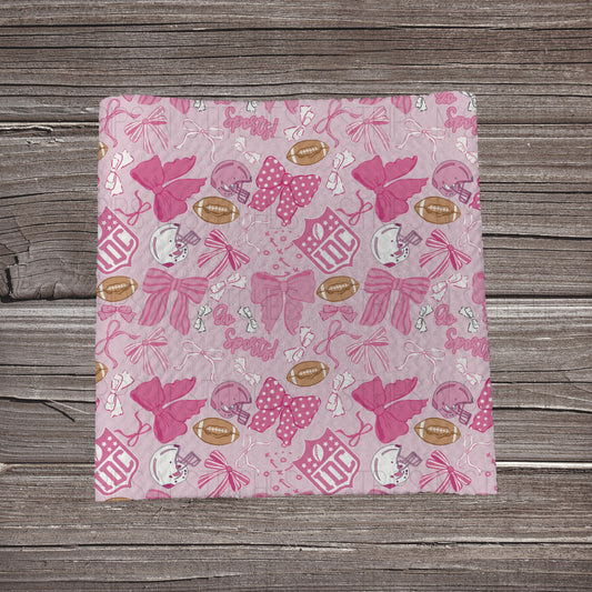 IDC- Go Sports- Pink |  Fabric Strip- Bow Making- Headwrap- Scrunchies