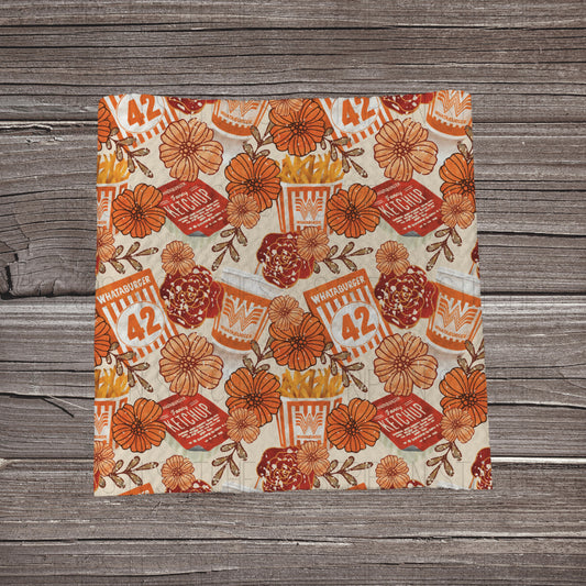 Floral Whataburger | Bullet Fabric Strip | Bow Making | Scrunchie | Headwraps