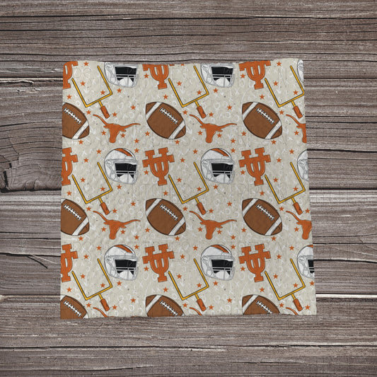 Longhorns- Playbook | Fabric Strip- Bow Making- Headwrap- Scrunchies