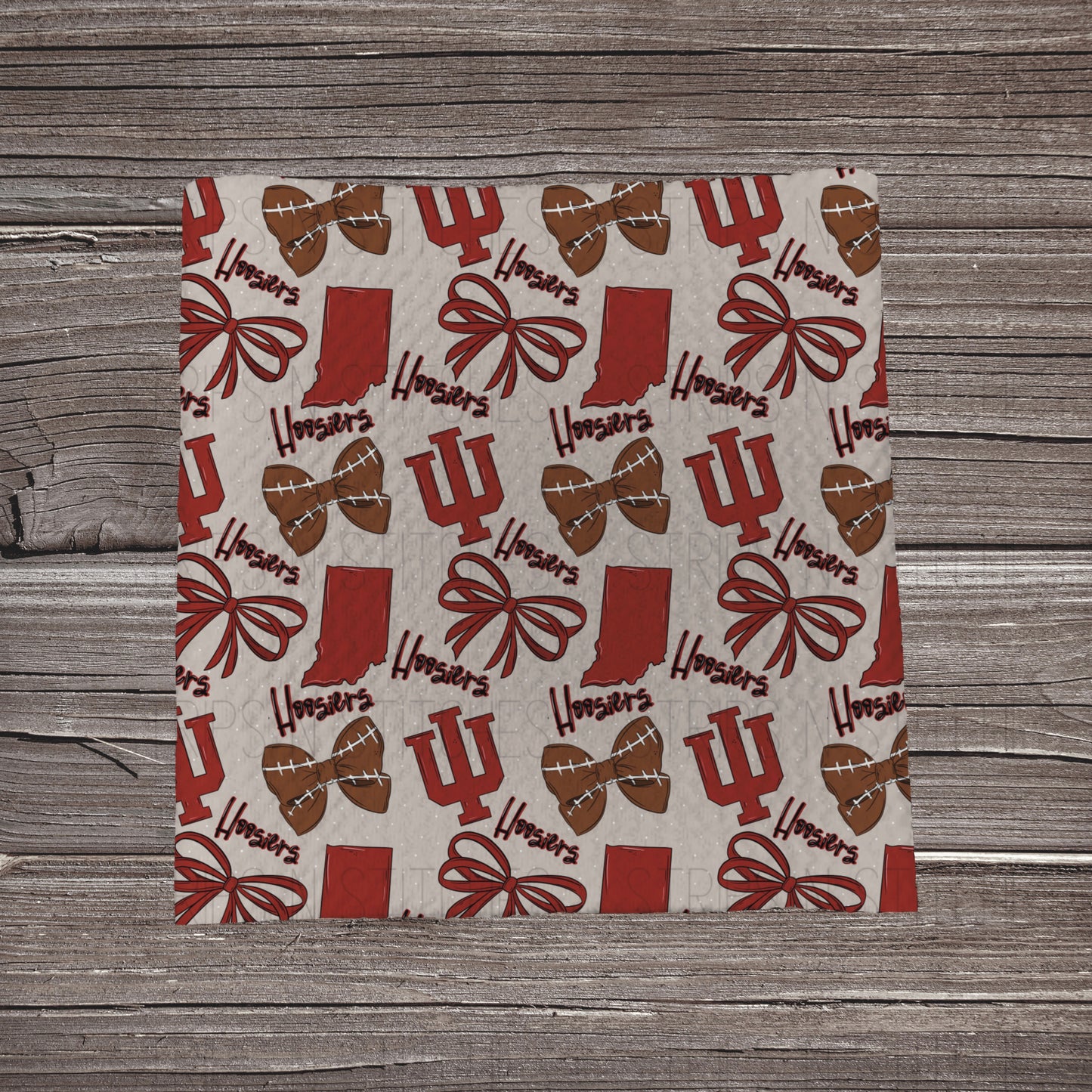 Hoosiers- Playbook | Fabric Strip- Bow Making- Headwrap- Scrunchies