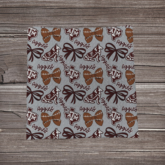 Aggies- Bows | Fabric Strip- Bow Making- Headwrap- Scrunchies