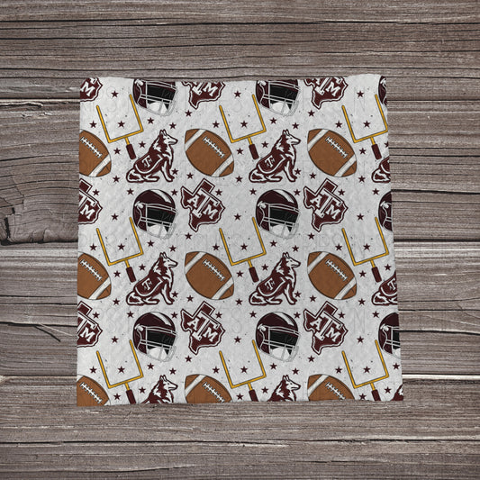 Aggies- Playbook | Fabric Strip- Bow Making- Headwrap- Scrunchies