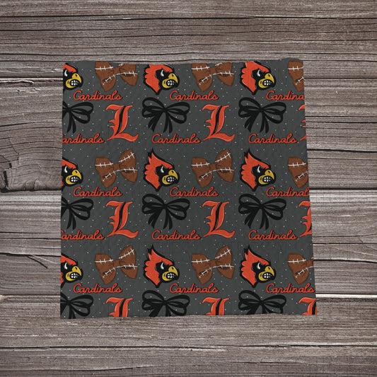 Cardinals- Bows | Fabric Strip- Bow Making- Headwrap- Scrunchies