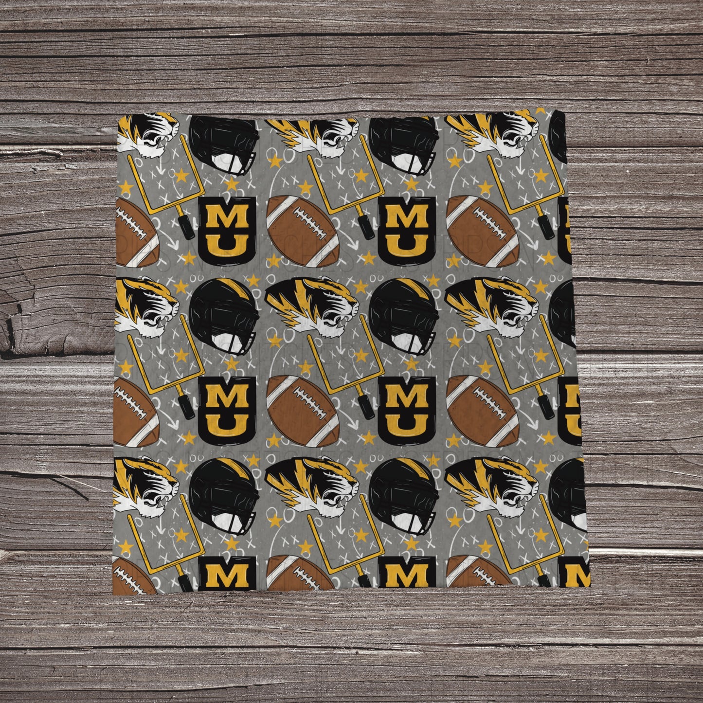 Mizzou- Playbook | Fabric Strip- Bow Making- Headwrap- Scrunchies