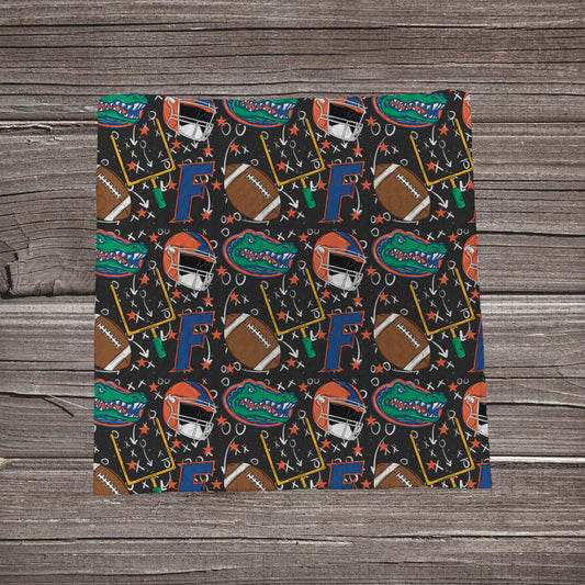 Gators Playbook | Fabric Strip- Bow Making- Headwrap- Scrunchies