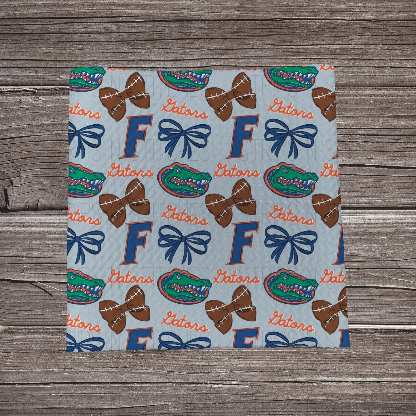 Gators Bows | Fabric Strip- Bow Making- Headwrap- Scrunchies