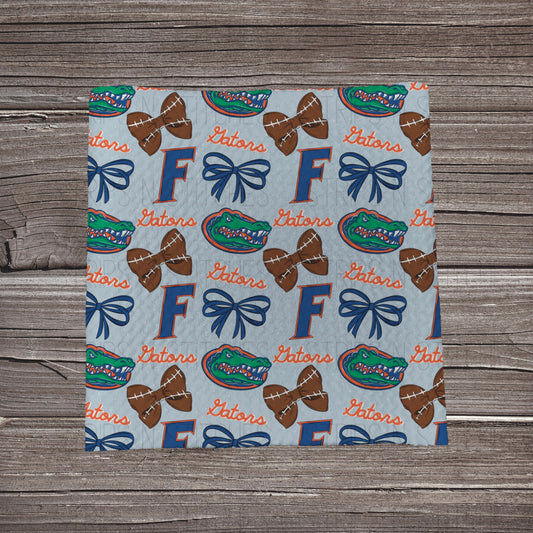 Gators Bows | Fabric Strip- Bow Making- Headwrap- Scrunchies
