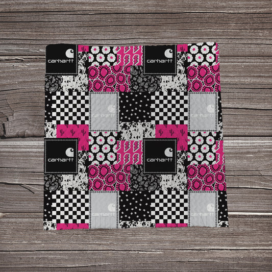 Pink Lover Patchwork |  Fabric Strip- Bow Making- Headwrap- Scrunchies