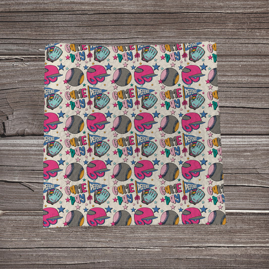 Pink Helmet Game Day | Fabric Strip- Bow Making- Headwraps- Scrunchies