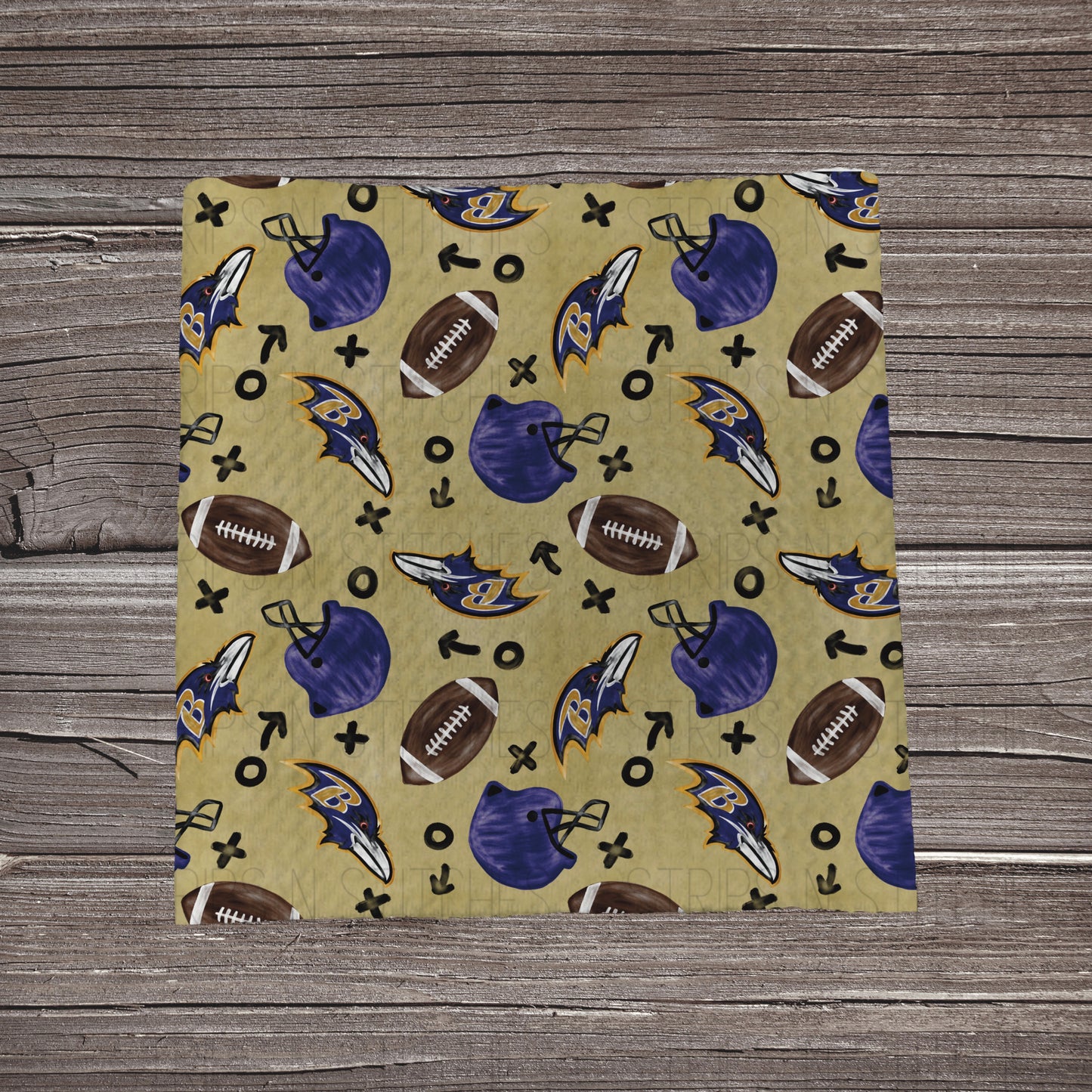 Football Watercolor Color Playbook | All 32 Teams Available | Fabric Strip | Bow Making | Scrunchies | Headwraps