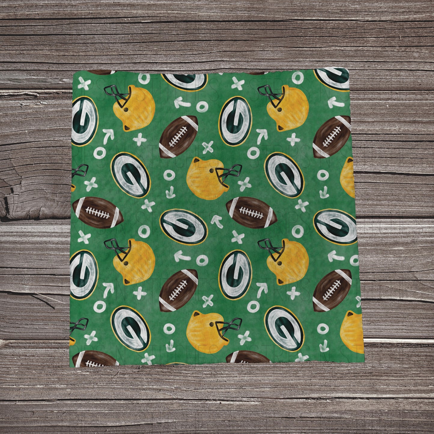 Football Watercolor Color Playbook | All 32 Teams Available | Fabric Strip | Bow Making | Scrunchies | Headwraps