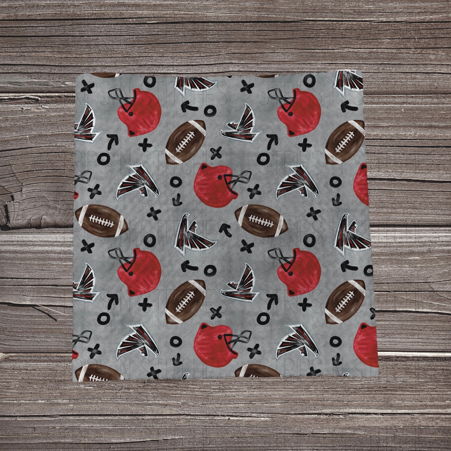 Football Watercolor Color Playbook | All 32 Teams Available | Fabric Strip | Bow Making | Scrunchies | Headwraps