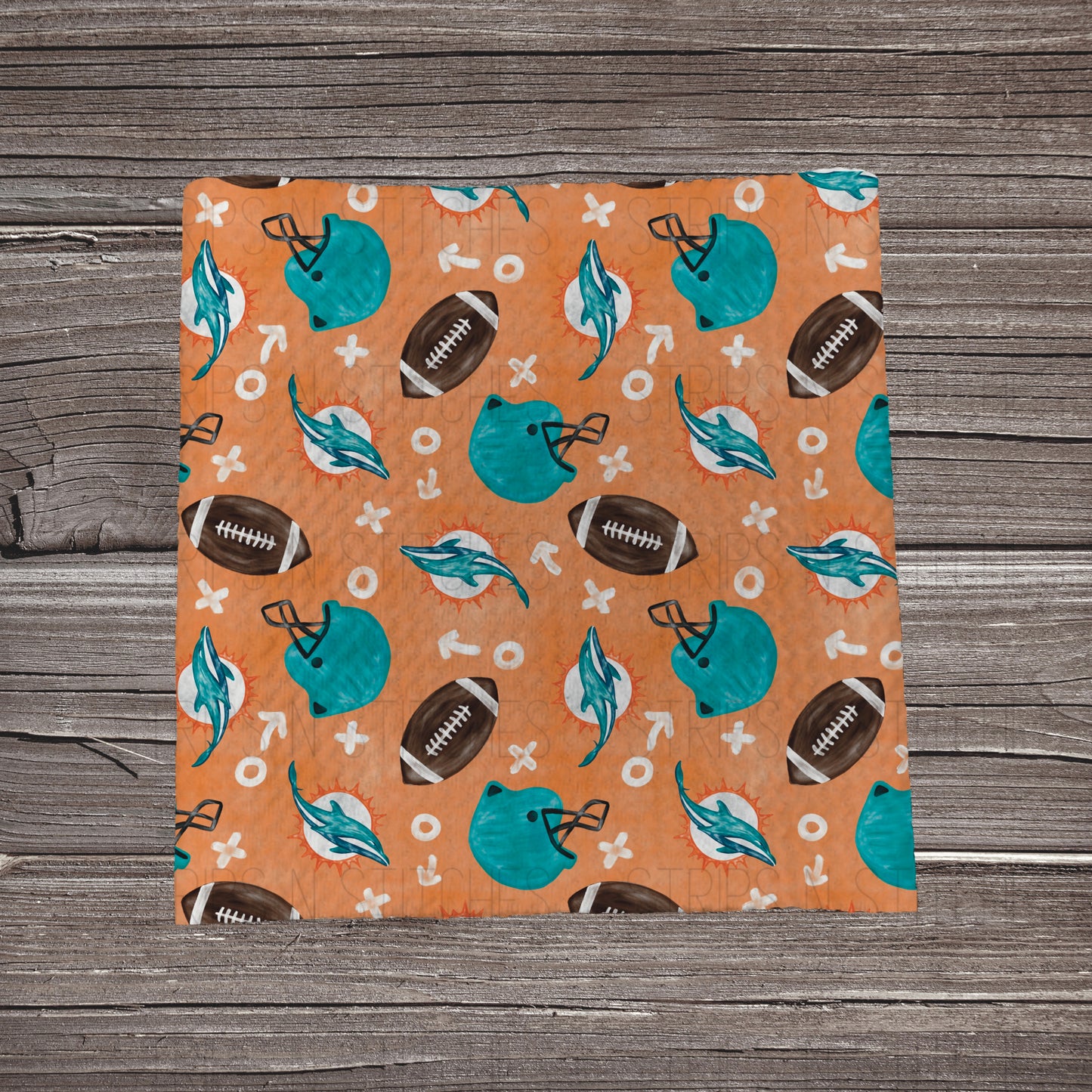 Football Watercolor Color Playbook | All 32 Teams Available | Fabric Strip | Bow Making | Scrunchies | Headwraps