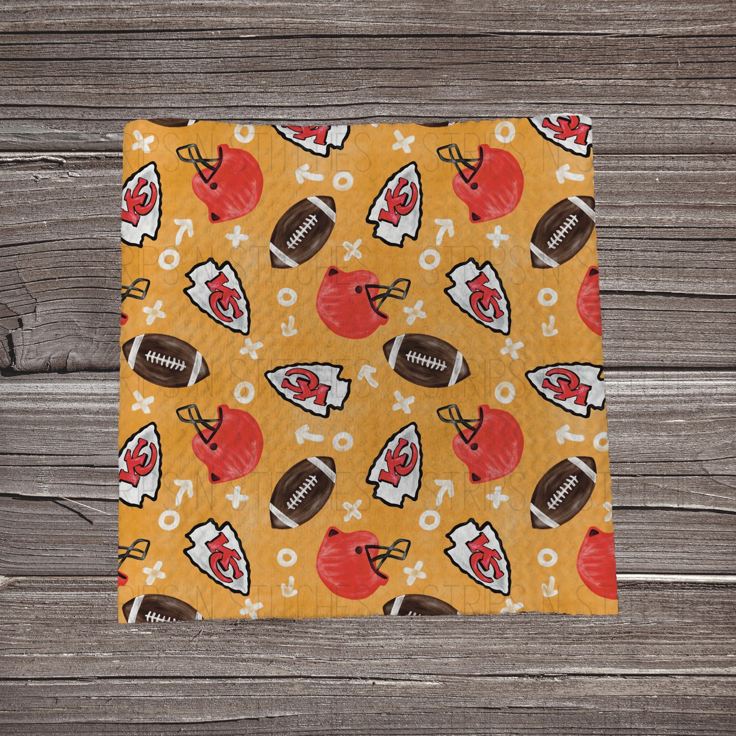 Football Watercolor Color Playbook | All 32 Teams Available | Fabric Strip | Bow Making | Scrunchies | Headwraps