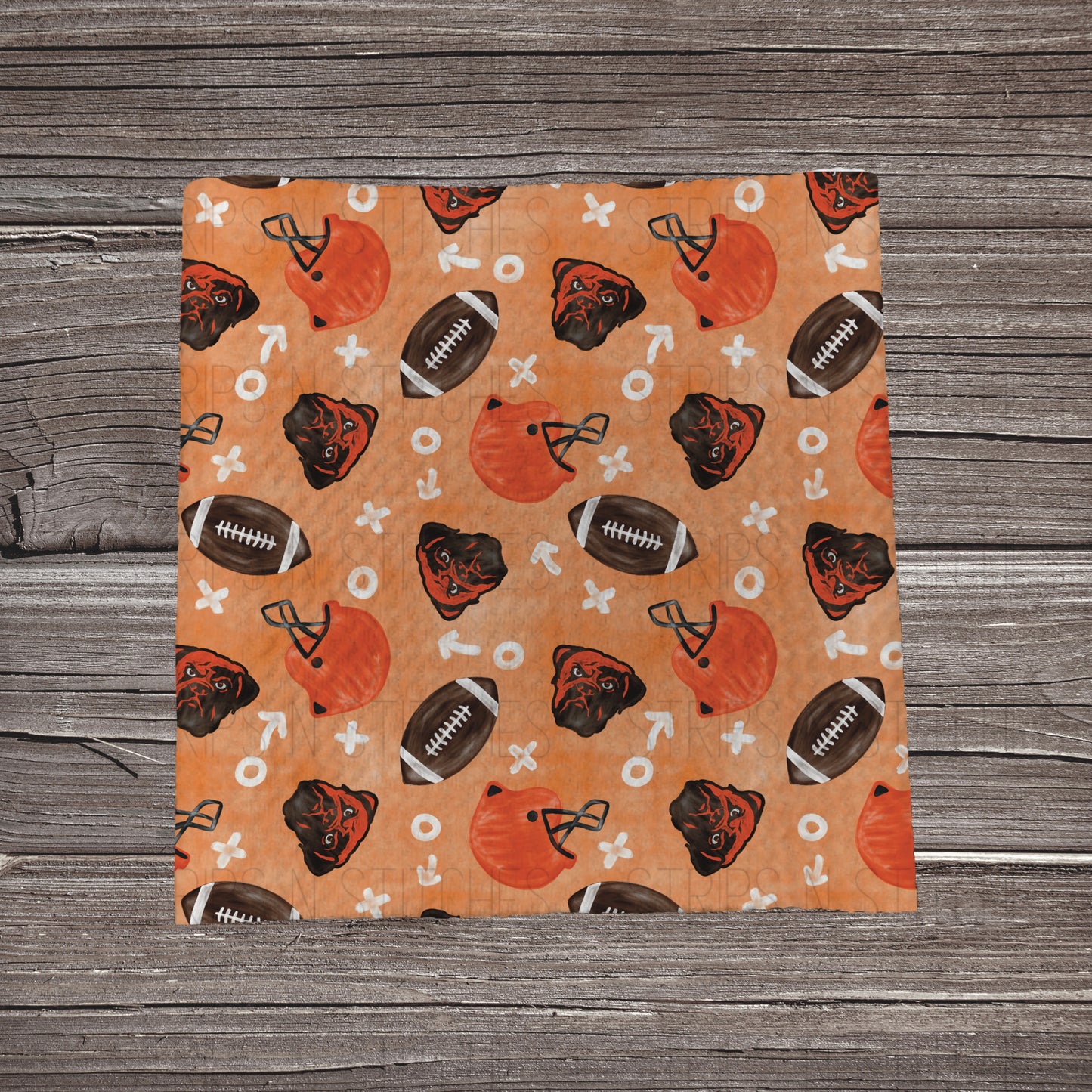 Football Watercolor Color Playbook | All 32 Teams Available | Fabric Strip | Bow Making | Scrunchies | Headwraps