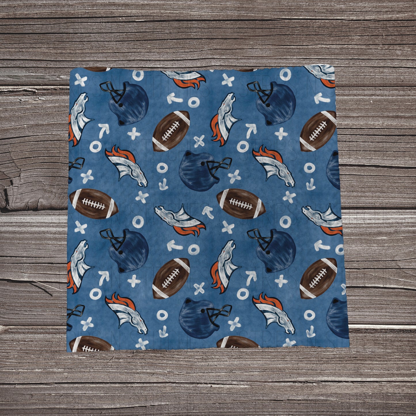 Football Watercolor Color Playbook | All 32 Teams Available | Fabric Strip | Bow Making | Scrunchies | Headwraps