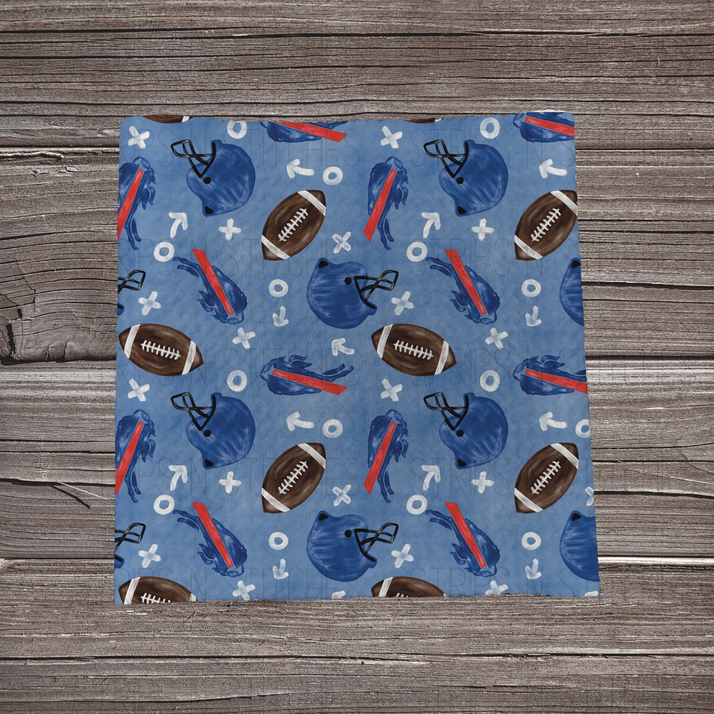 Football Watercolor Color Playbook | All 32 Teams Available | Fabric Strip | Bow Making | Scrunchies | Headwraps