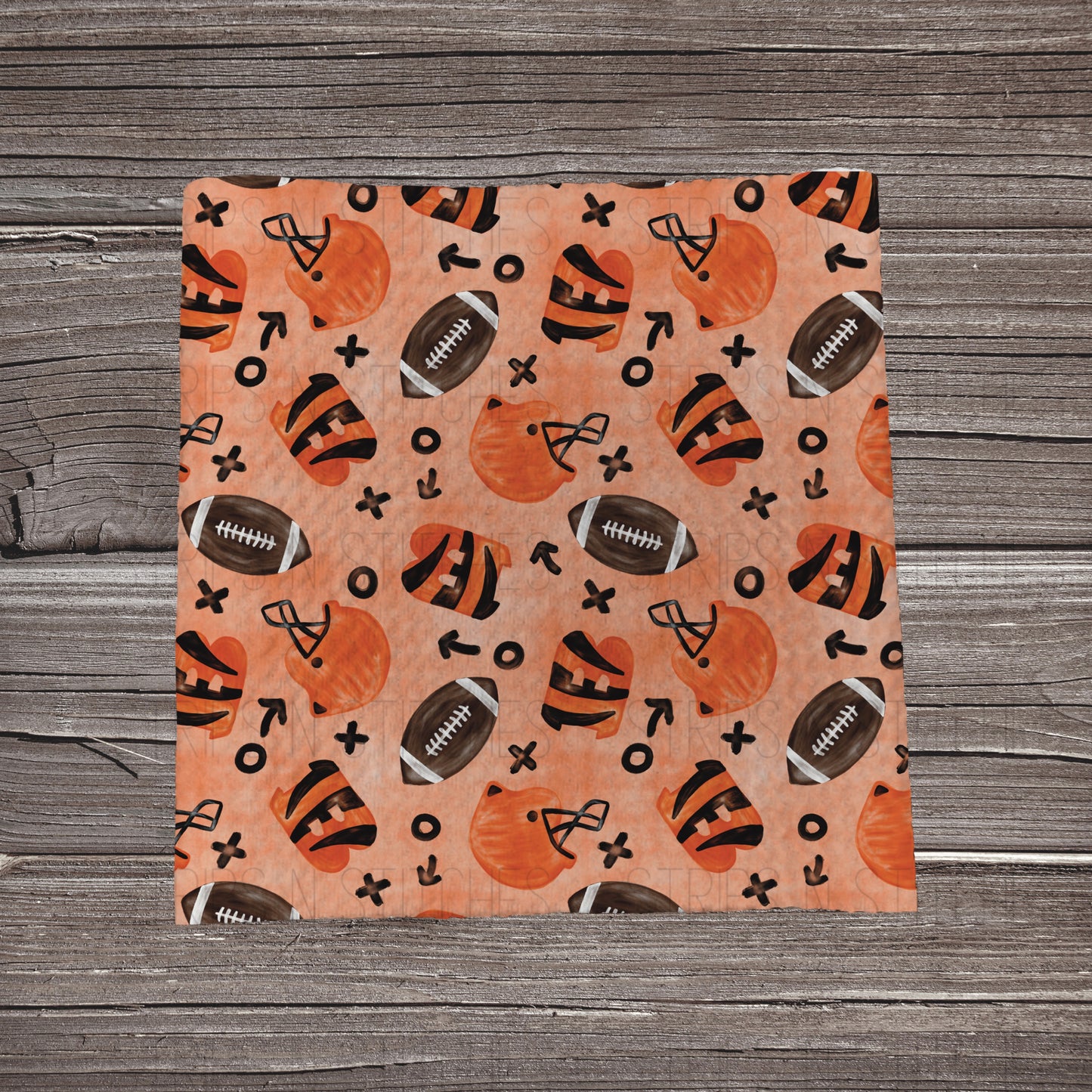 Football Watercolor Color Playbook | All 32 Teams Available | Fabric Strip | Bow Making | Scrunchies | Headwraps