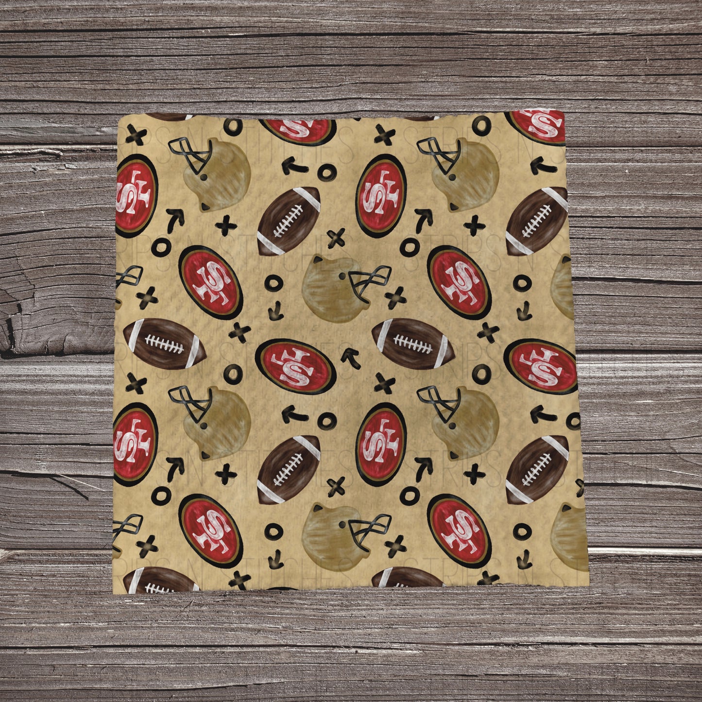 Football Watercolor Color Playbook | All 32 Teams Available | Fabric Strip | Bow Making | Scrunchies | Headwraps