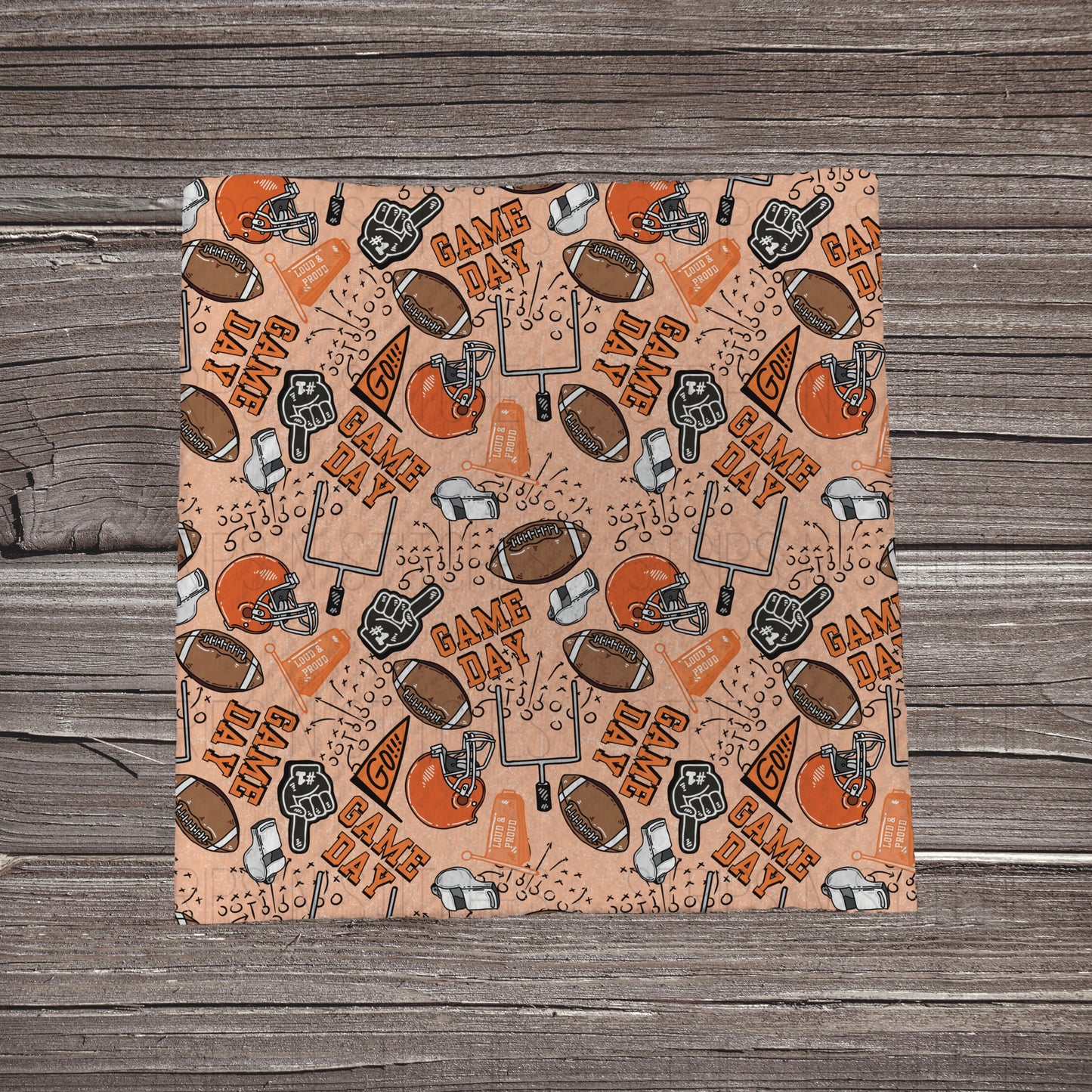 Orange Game Day | Fabric Strip- Bow Making- Headwraps- Scrunchies