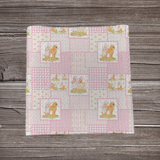 Vintage Girl’s Best Friend Patchwork | Fabric Strip- Bow Making- Headwraps- Scrunchies