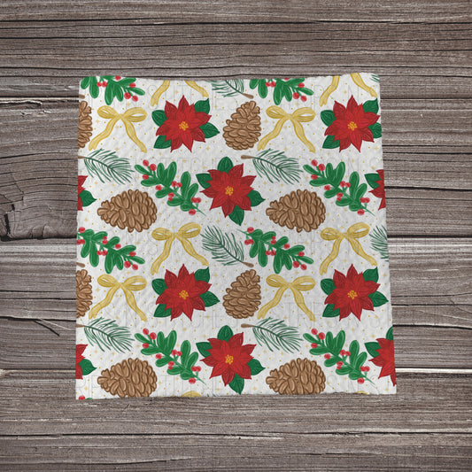 Christmas Flowers & Bows | Fabric Strip- Bow Making- Headwraps- Scrunchies