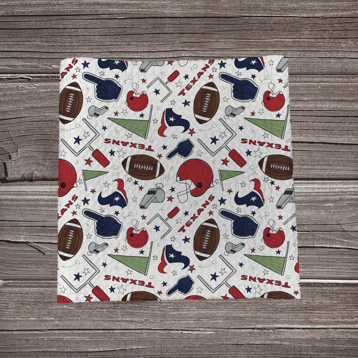 Football Watercolor White Playbook | All 32 Teams Available | Fabric Strip | Bow Making | Scrunchies | Headwraps