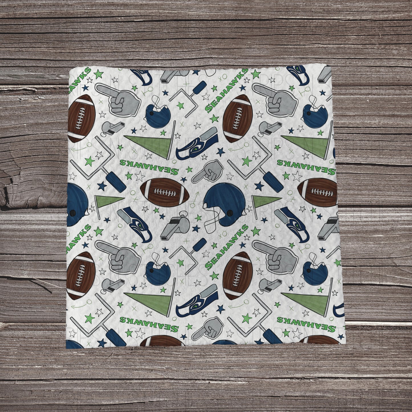 Football Watercolor White Playbook | All 32 Teams Available | Fabric Strip | Bow Making | Scrunchies | Headwraps