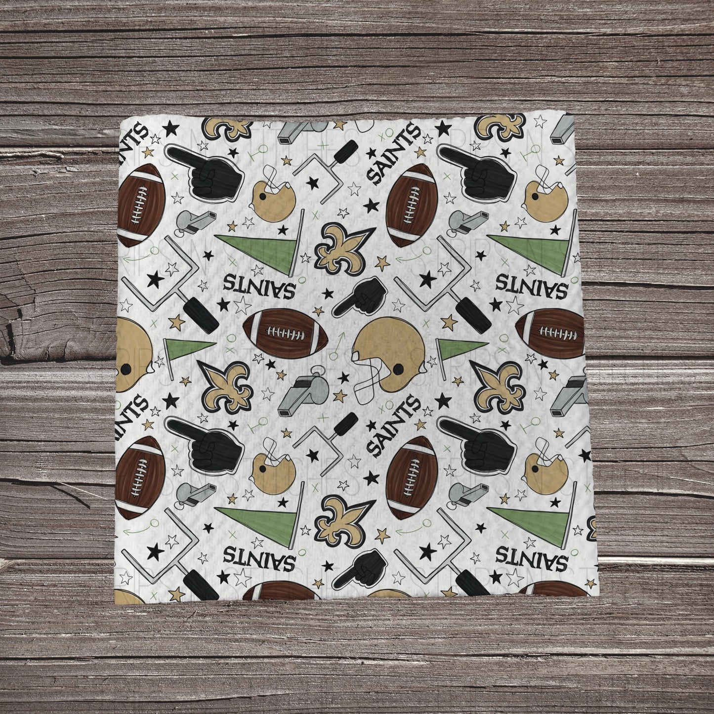 Football Watercolor White Playbook | All 32 Teams Available | Fabric Strip | Bow Making | Scrunchies | Headwraps