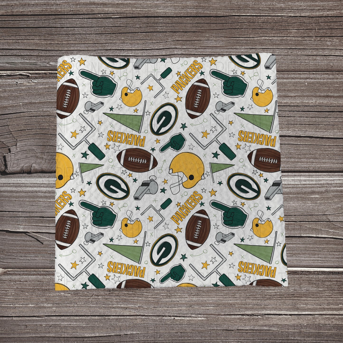 Football Watercolor White Playbook | All 32 Teams Available | Fabric Strip | Bow Making | Scrunchies | Headwraps