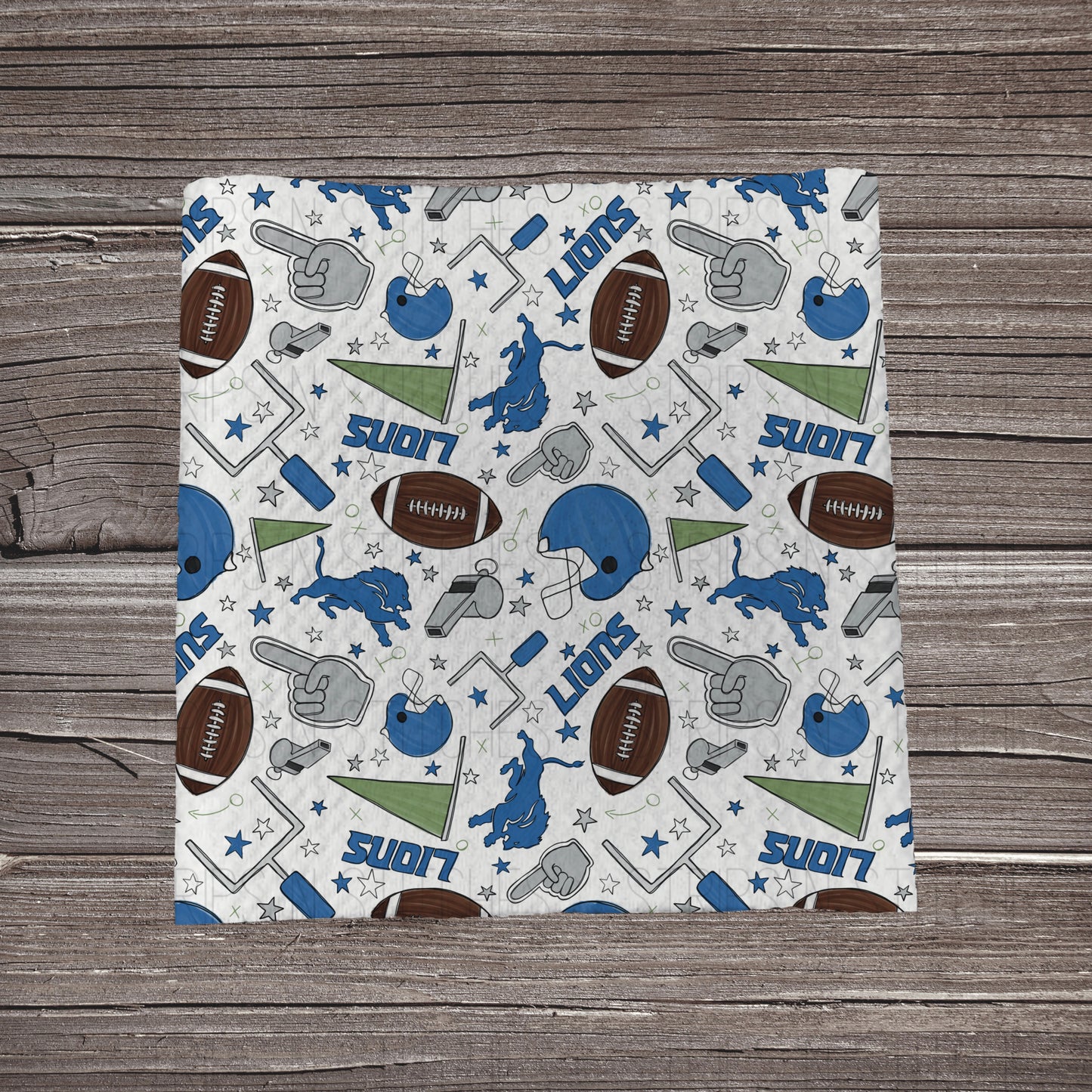 Football Watercolor White Playbook | All 32 Teams Available | Fabric Strip | Bow Making | Scrunchies | Headwraps