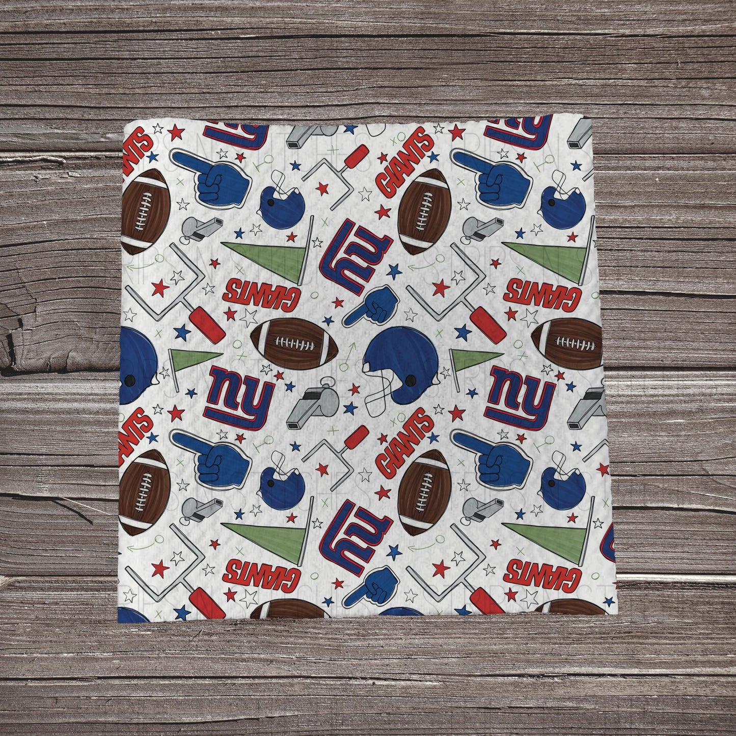 Football Watercolor White Playbook | All 32 Teams Available | Fabric Strip | Bow Making | Scrunchies | Headwraps
