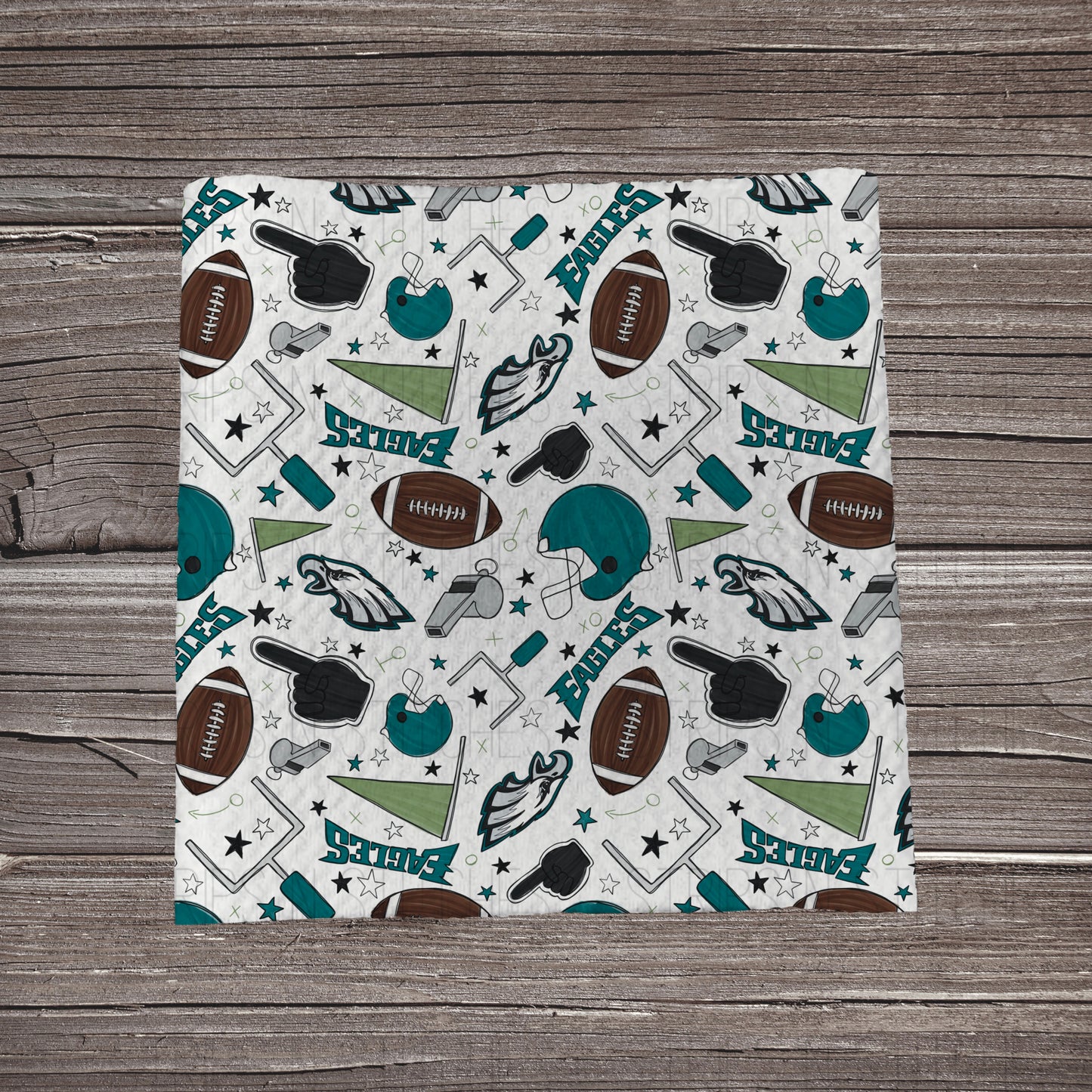 Football Watercolor White Playbook | All 32 Teams Available | Fabric Strip | Bow Making | Scrunchies | Headwraps