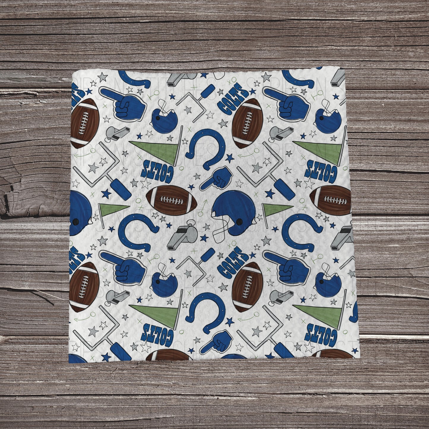 Football Watercolor White Playbook | All 32 Teams Available | Fabric Strip | Bow Making | Scrunchies | Headwraps