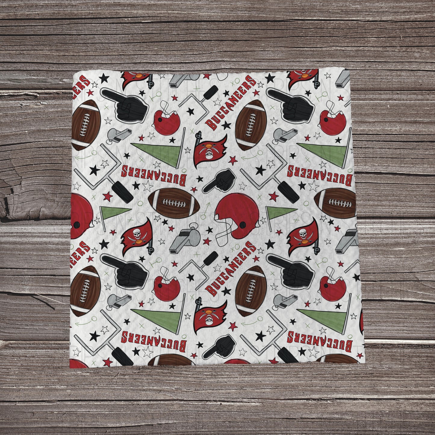 Football Watercolor White Playbook | All 32 Teams Available | Fabric Strip | Bow Making | Scrunchies | Headwraps