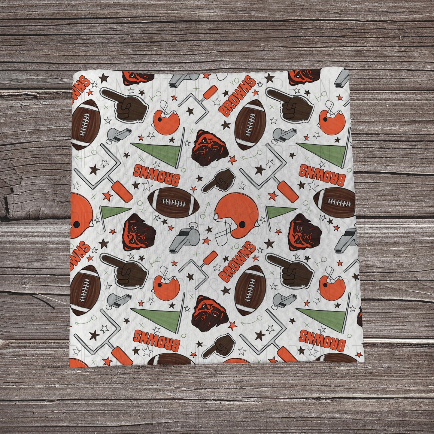 Football Watercolor White Playbook | All 32 Teams Available | Fabric Strip | Bow Making | Scrunchies | Headwraps
