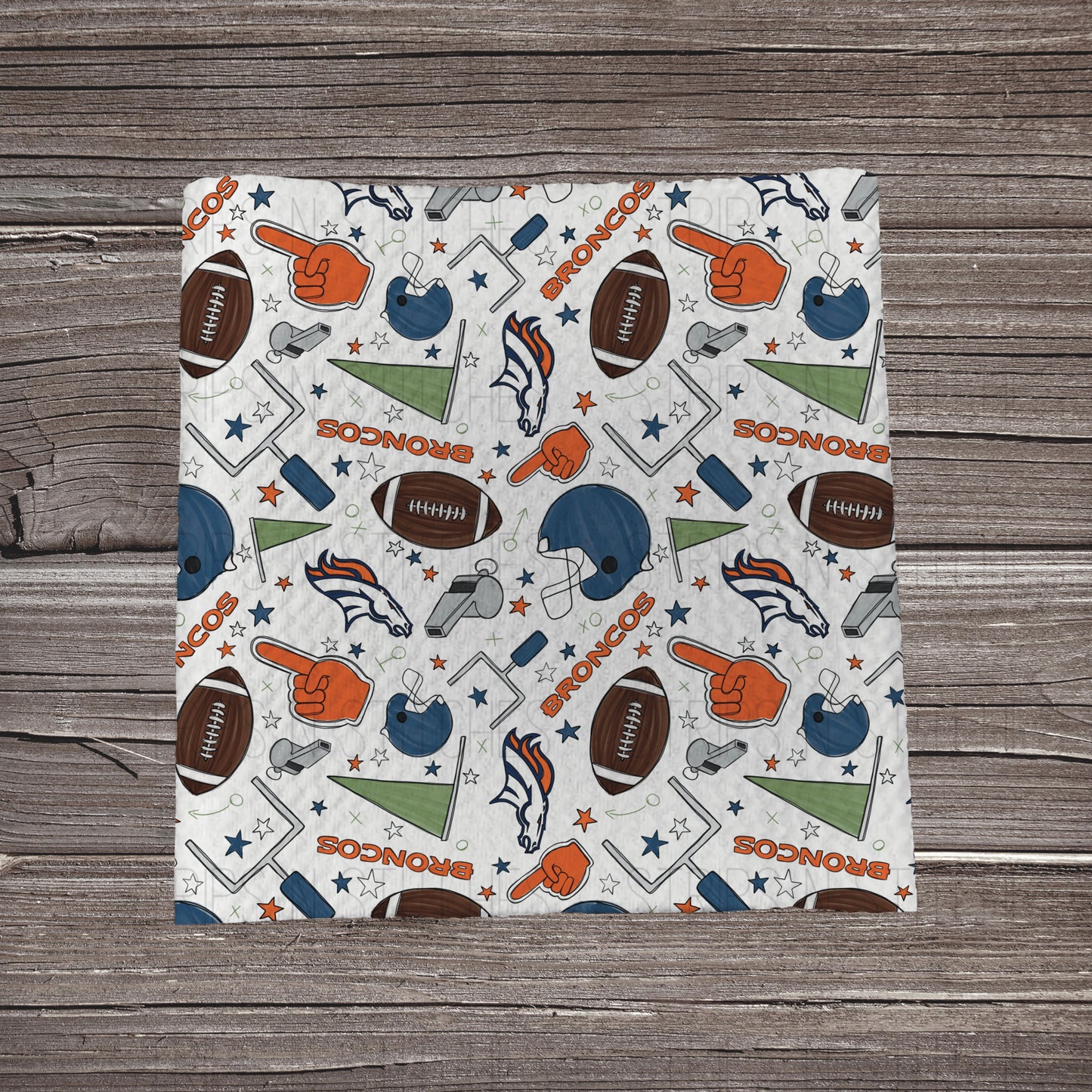 Football Watercolor White Playbook | All 32 Teams Available | Fabric Strip | Bow Making | Scrunchies | Headwraps