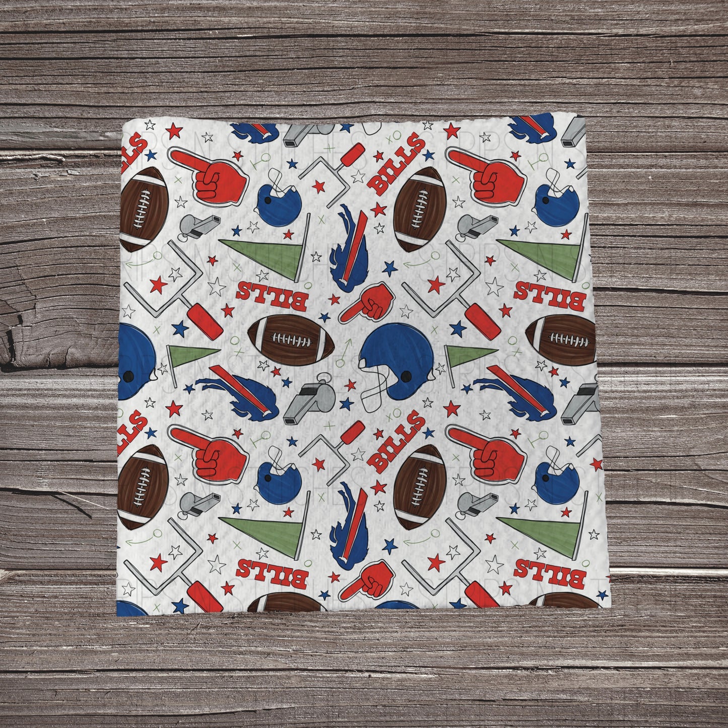Football Watercolor White Playbook | All 32 Teams Available | Fabric Strip | Bow Making | Scrunchies | Headwraps