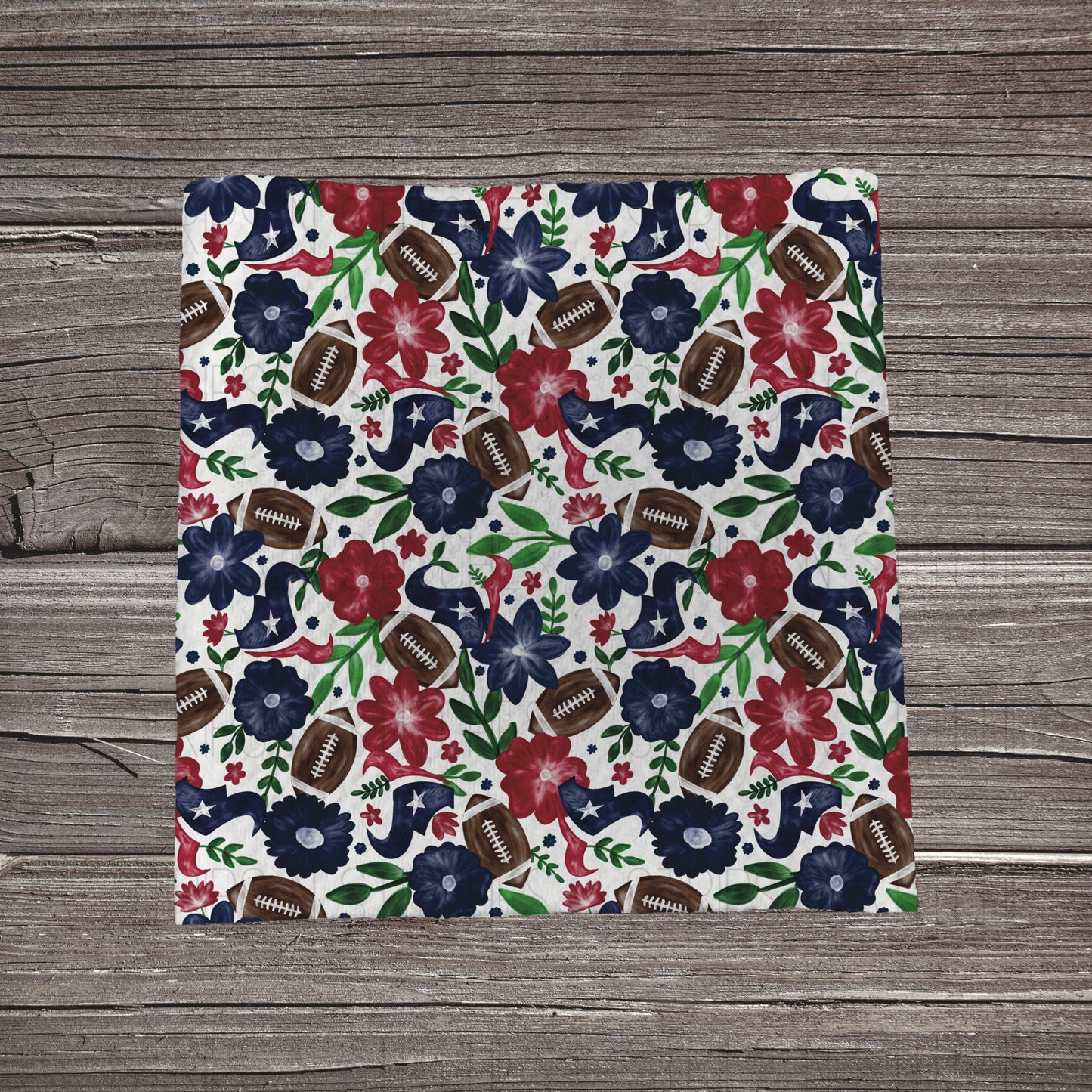 2022 Football Floral Teams | All 32 Teams Available | Fabric Strip- Bow Making