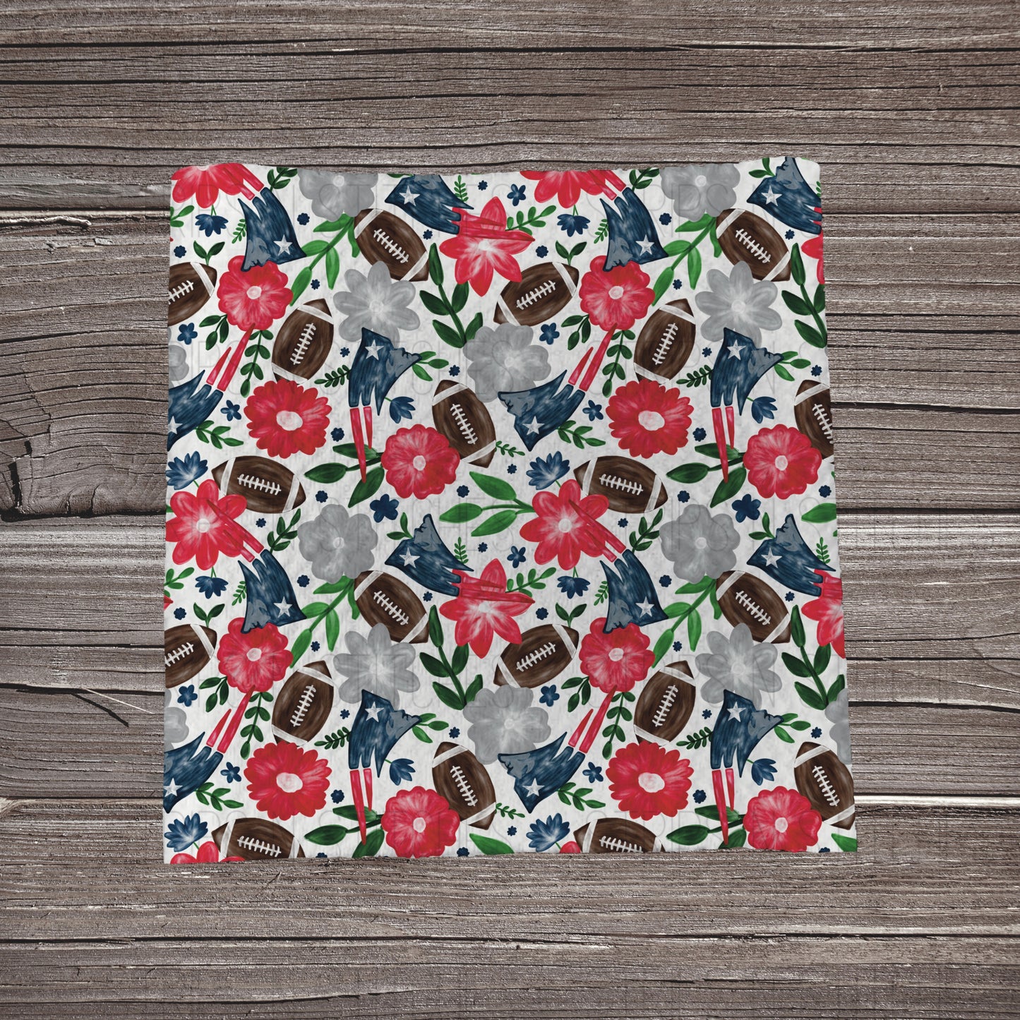 2022 Football Floral Teams | All 32 Teams Available | Fabric Strip- Bow Making