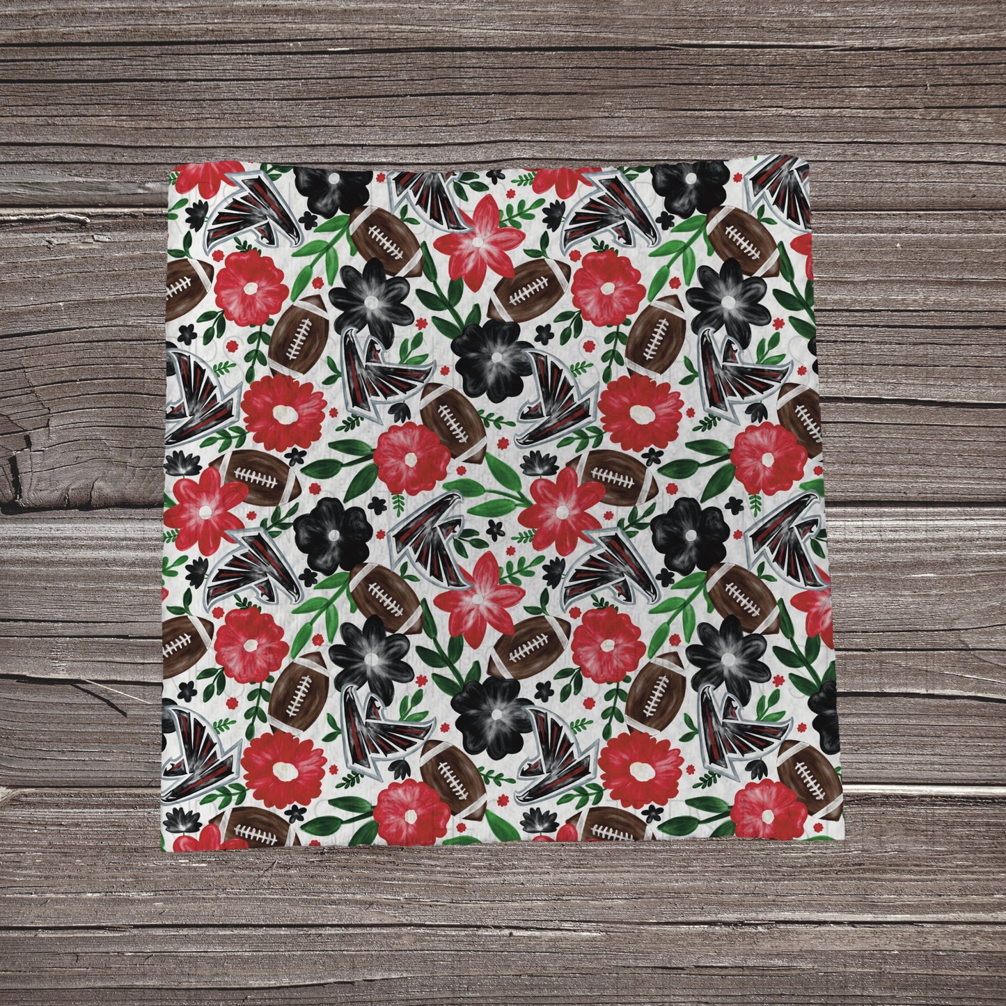 2022 Football Floral Teams | All 32 Teams Available | Fabric Strip- Bow Making