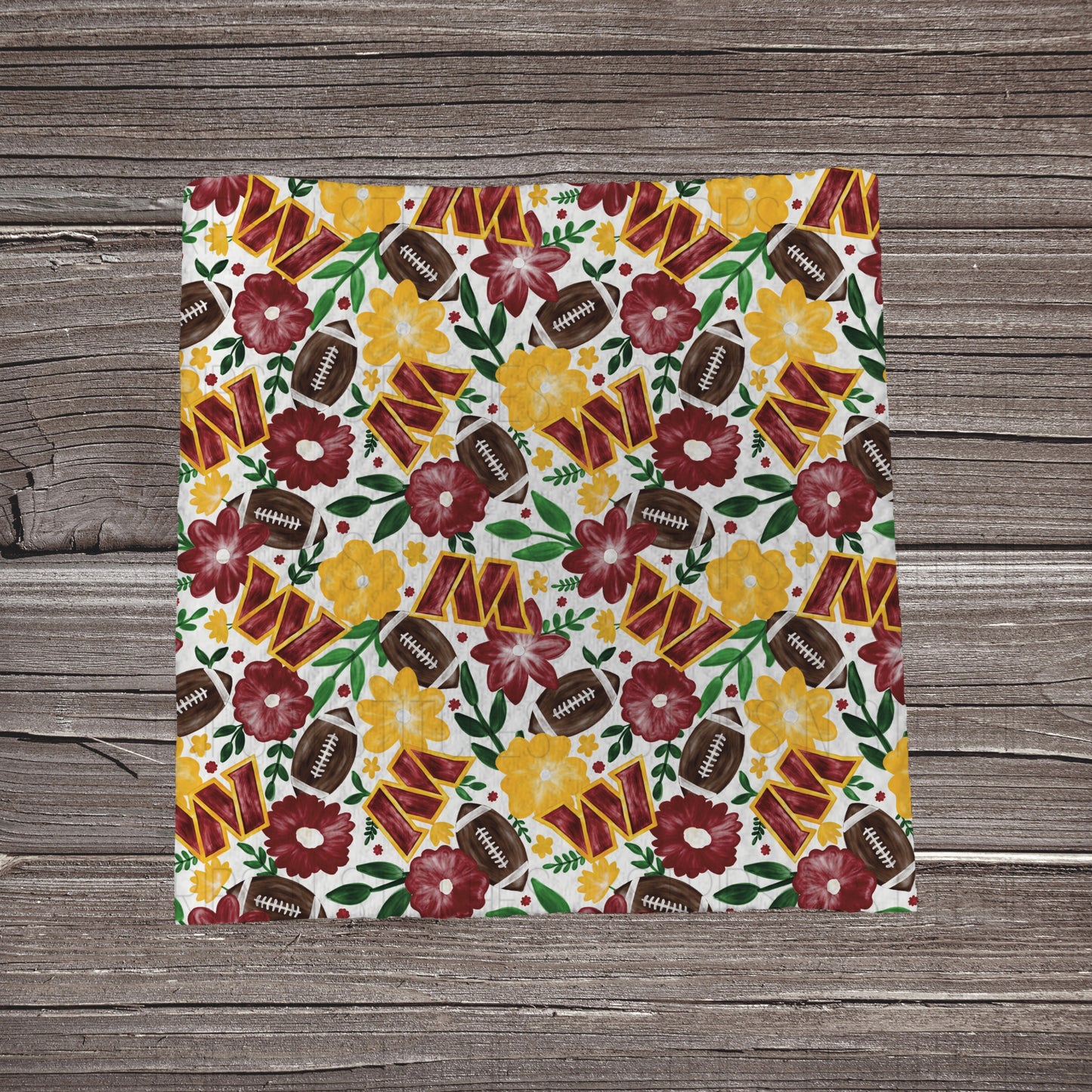 2022 Football Floral Teams | All 32 Teams Available | Fabric Strip- Bow Making