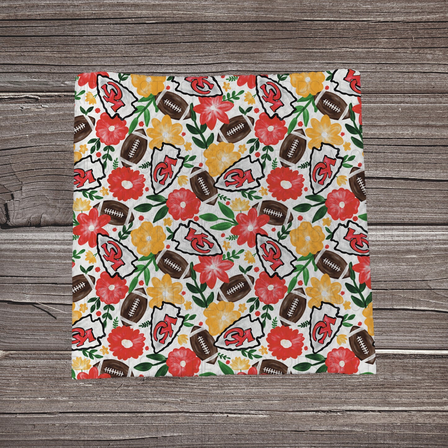 2022 Football Floral Teams | All 32 Teams Available | Fabric Strip- Bow Making