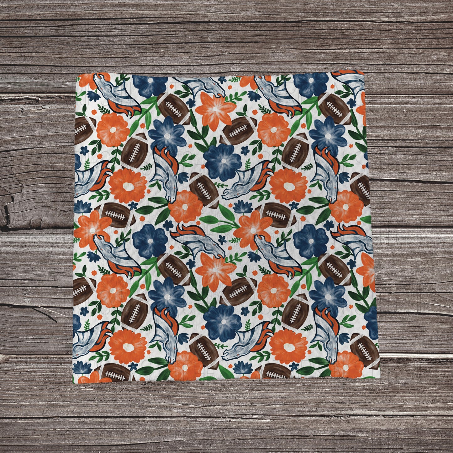 2022 Football Floral Teams | All 32 Teams Available | Fabric Strip- Bow Making