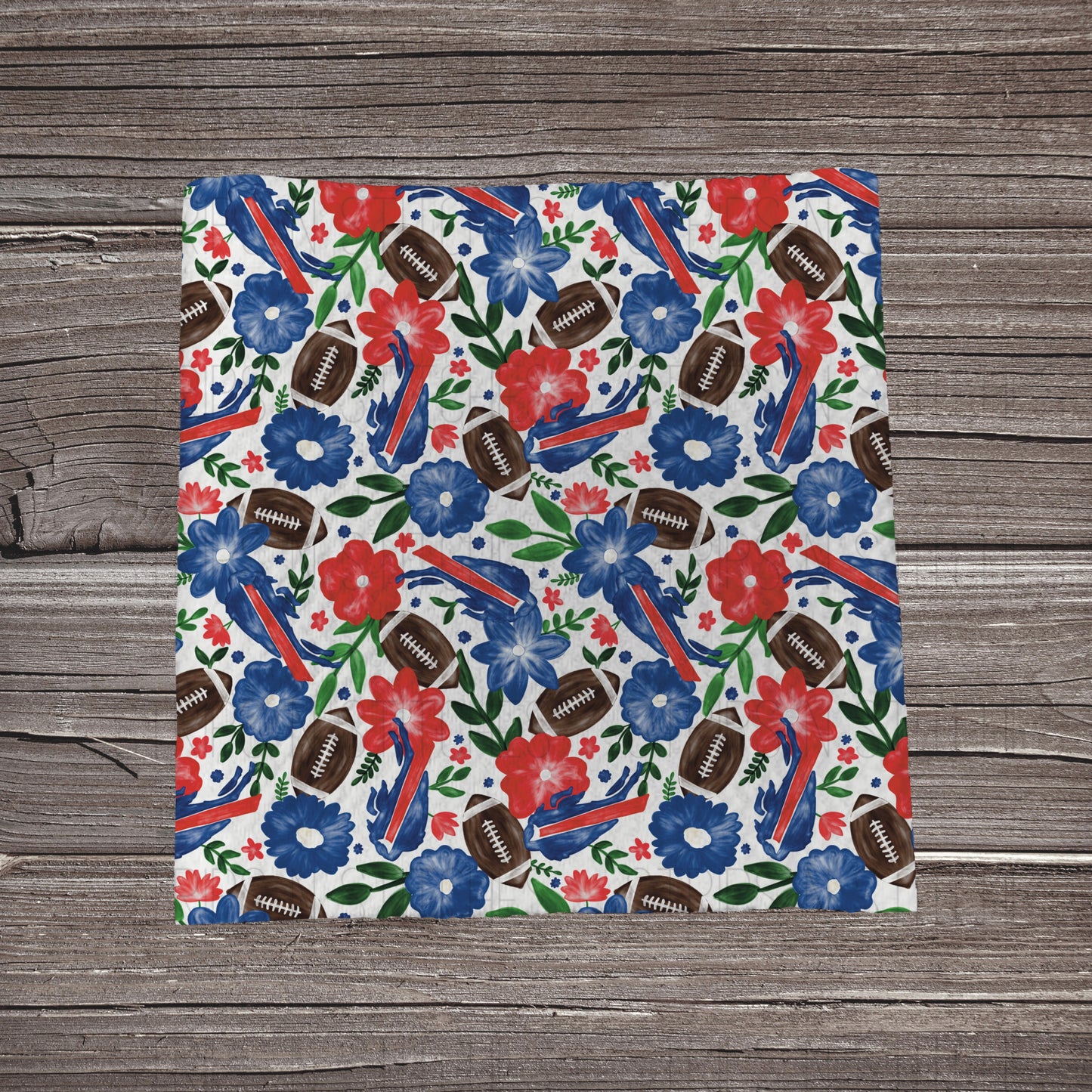 2022 Football Floral Teams | All 32 Teams Available | Fabric Strip- Bow Making