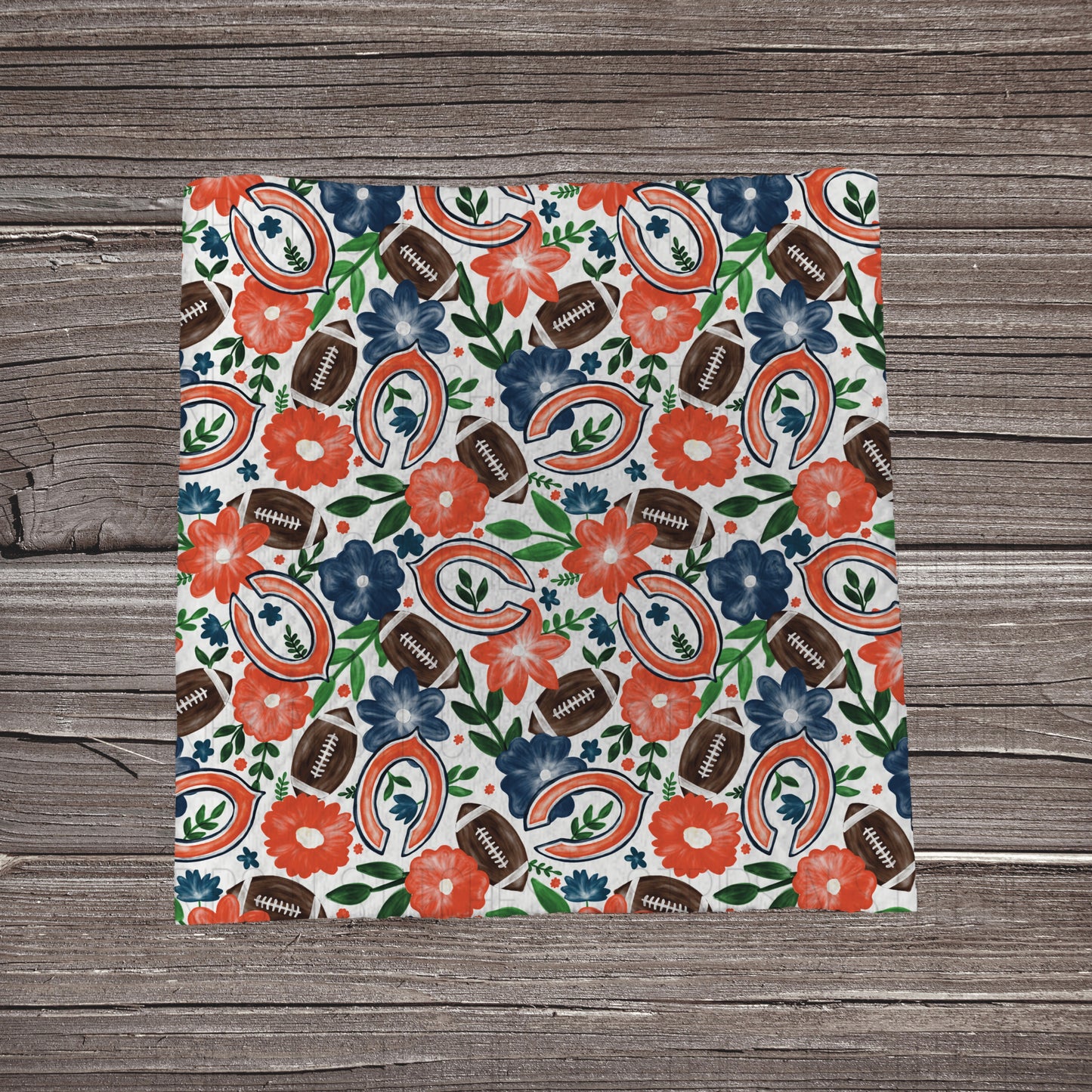 2022 Football Floral Teams | All 32 Teams Available | Fabric Strip- Bow Making