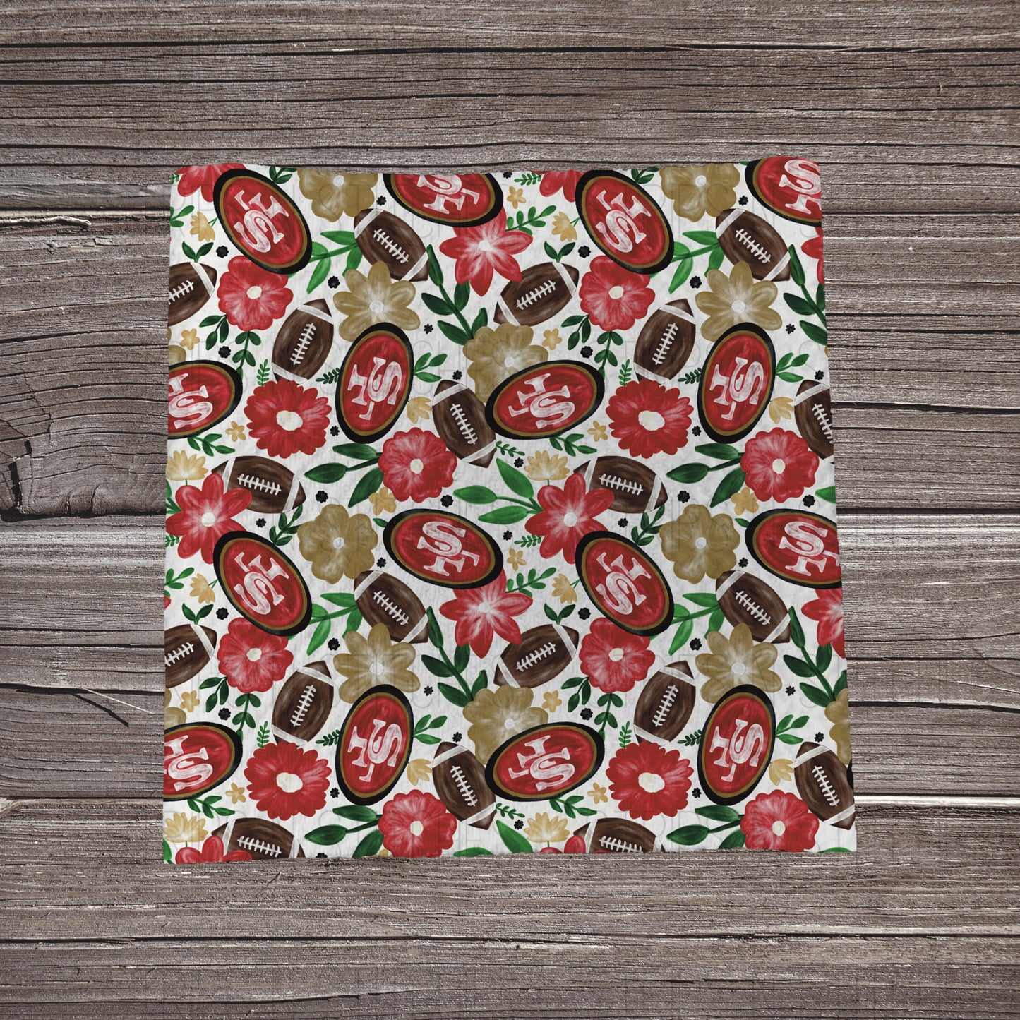 2022 Football Floral Teams | All 32 Teams Available | Fabric Strip- Bow Making