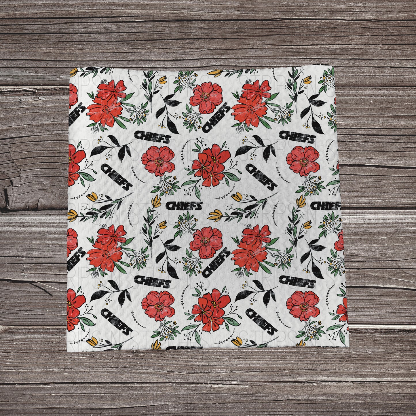 Football Floral Teams | All 32 Teams Available | Fabric Strip- Bow Making- Headwrap- S