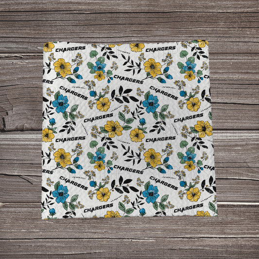 Football Floral Teams | All 32 Teams Available | Fabric Strip- Bow Making- Headwrap- S